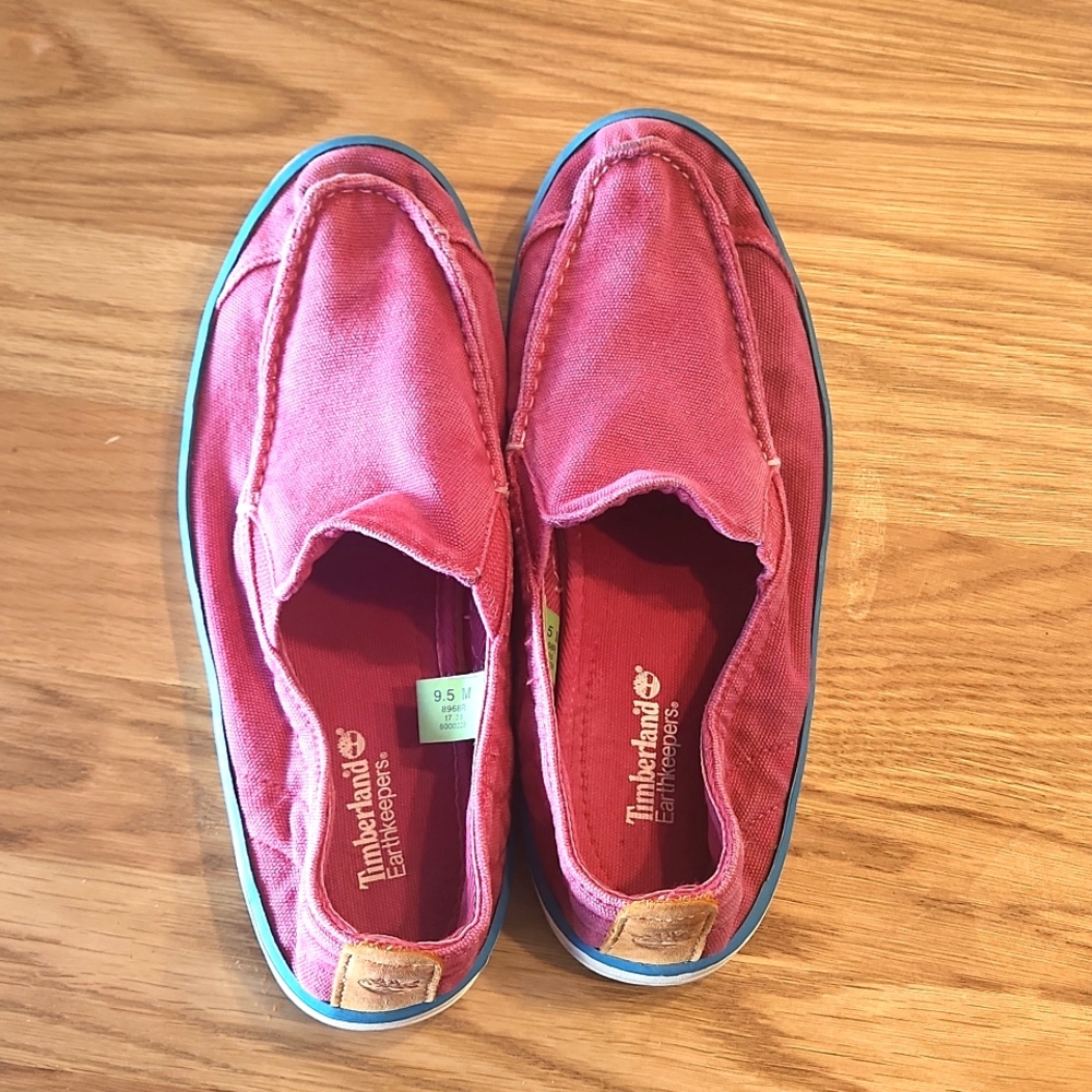 Timberland Earthkeepers red loafer